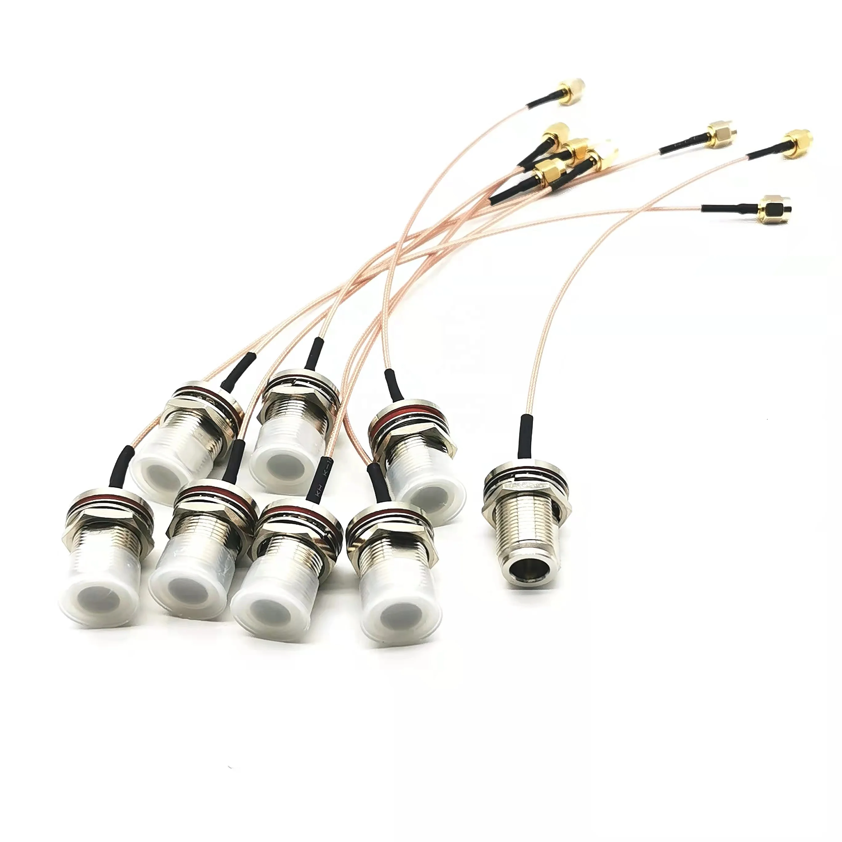 Low-loss N type male female To RP SMA fiberglass antenna coax coaxial cable RG178 RG316 Cable pigtail