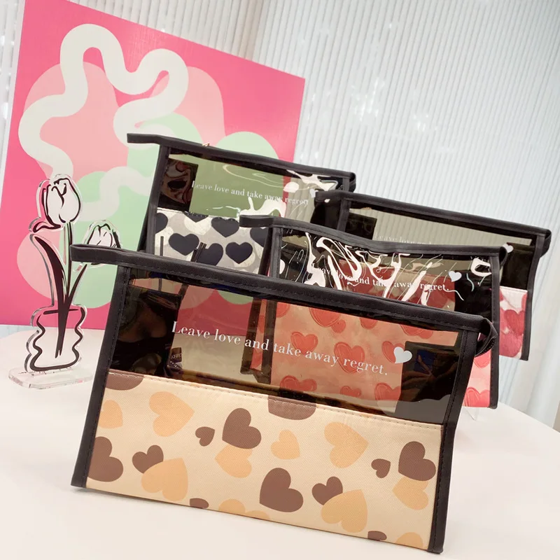 High Quality Travel Zipper Waterproof Makeup Bag Private Label Eco Friendly Cosmetic Custom Makeup Bag