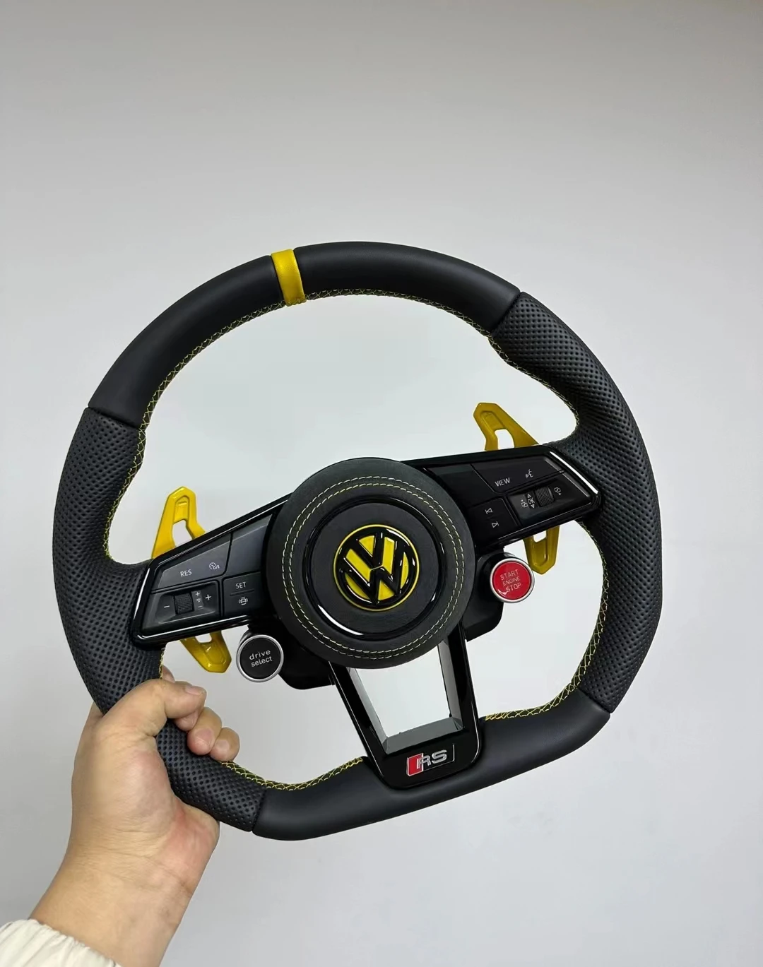 Suitable for-volkswagen to modify R8/RS/GTI/Golf R multi-function steering wheel MQBPQ multi-platform support