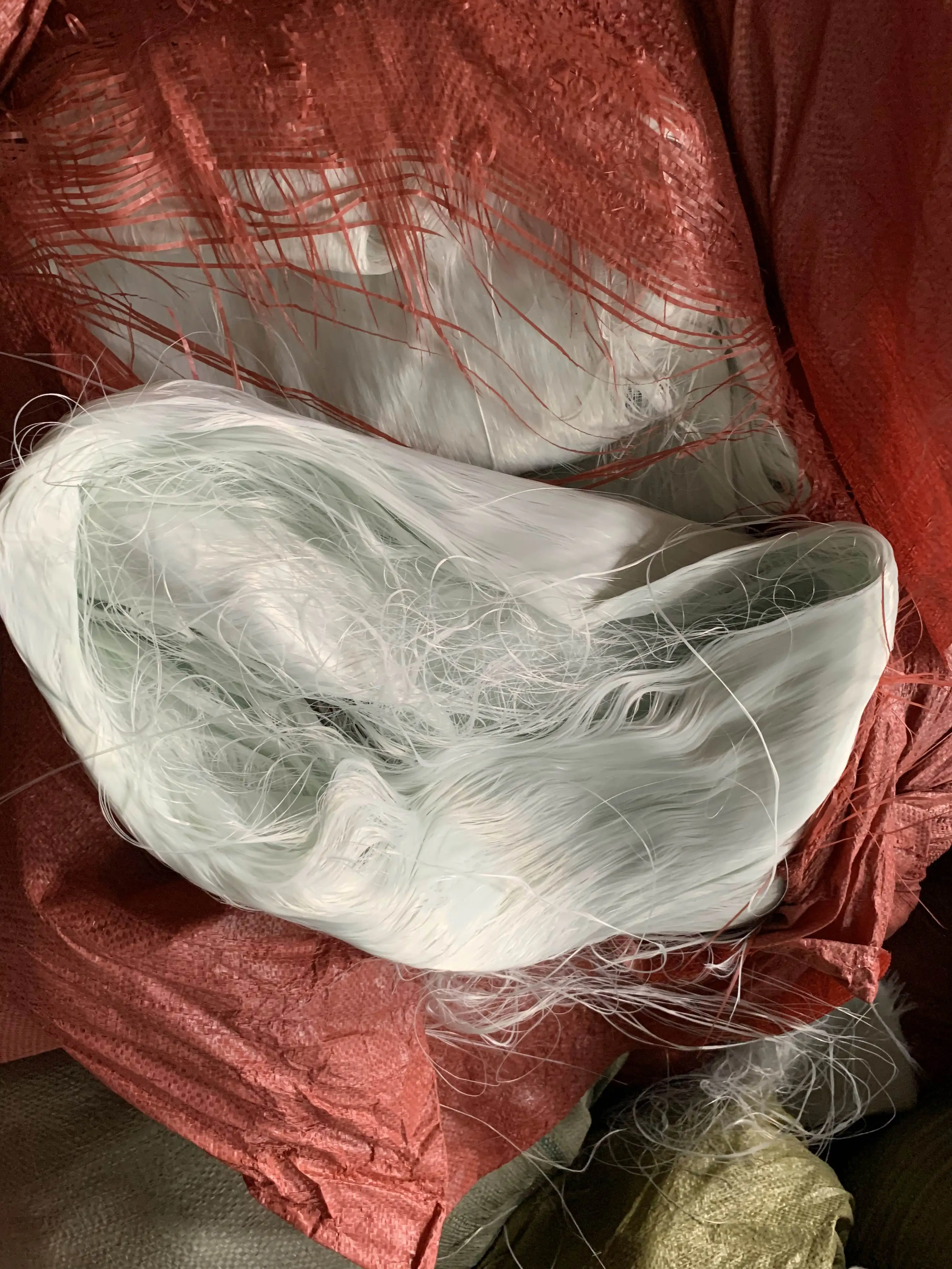 Fibre Glass Waste Roving Cut For Gypsum Products B grade Fiberlgass Roving Cutting for gypsum board reinforced