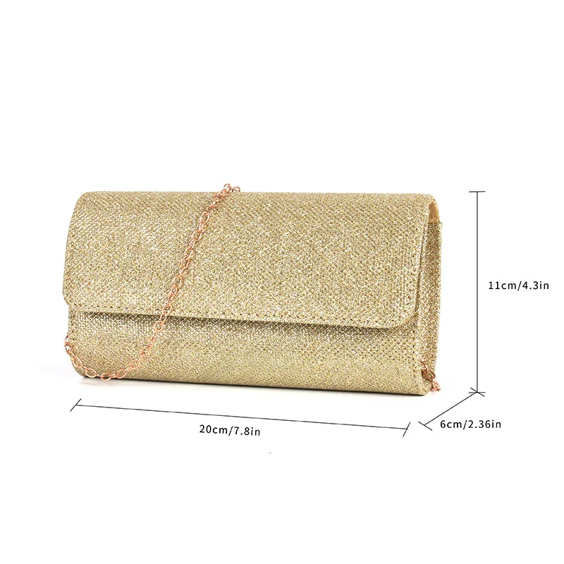 Factory classical design PU clutch evening bag women party banquet handbags 2022 luxury lady shiny