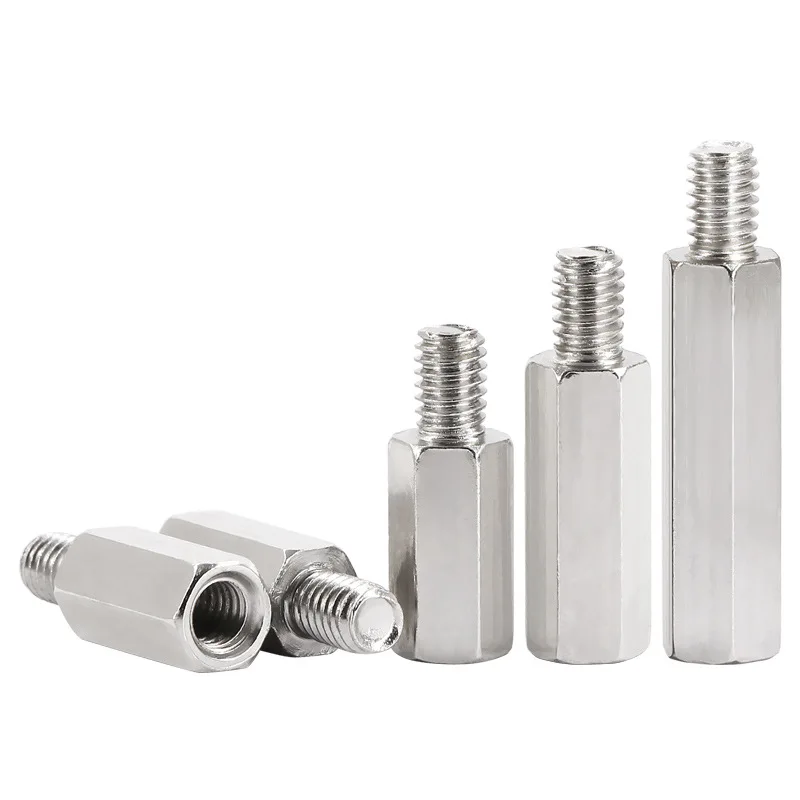 304 stainless steel M2/M2.5/M3/M4 threaded fasteners Hexagon standoff spacer external thread support column