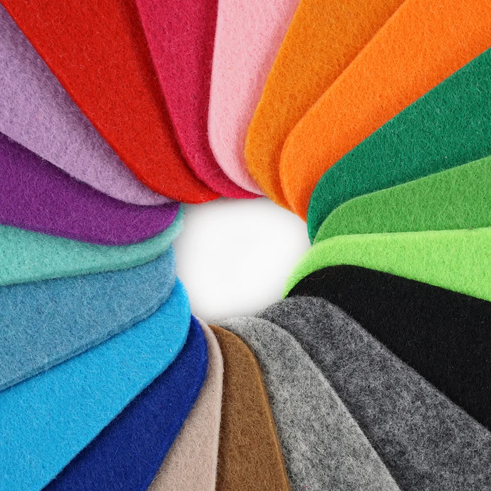 Экологически чистый 100% полиэфирный переработанный рулон войлочной ткани нетканый 1 мм 2 3 4 5 войлочный