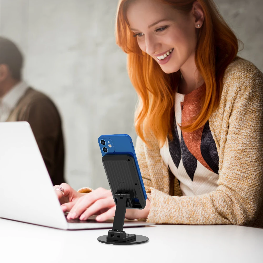 Wholesale Foldable Portable Mobile Phone Holder 15W Fast Charging Wireless Charger For Samsung