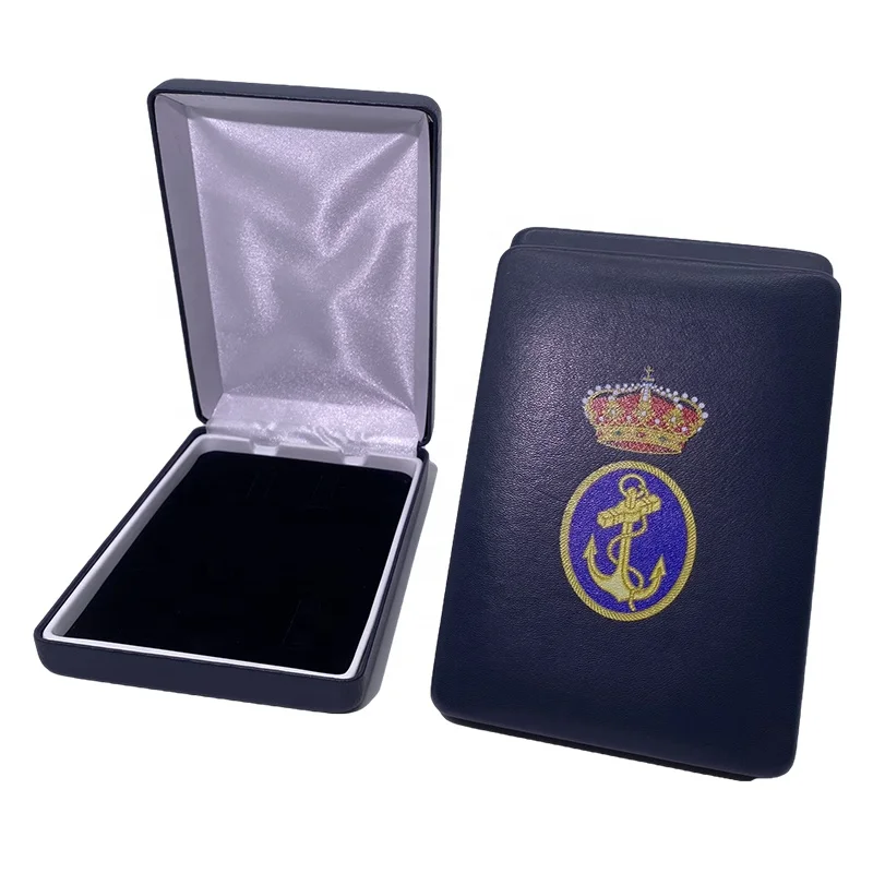 Gold Supplier Eco Friendly Leather Coin Gift Storage Box Custom Logo Sport Coin Packaging Box