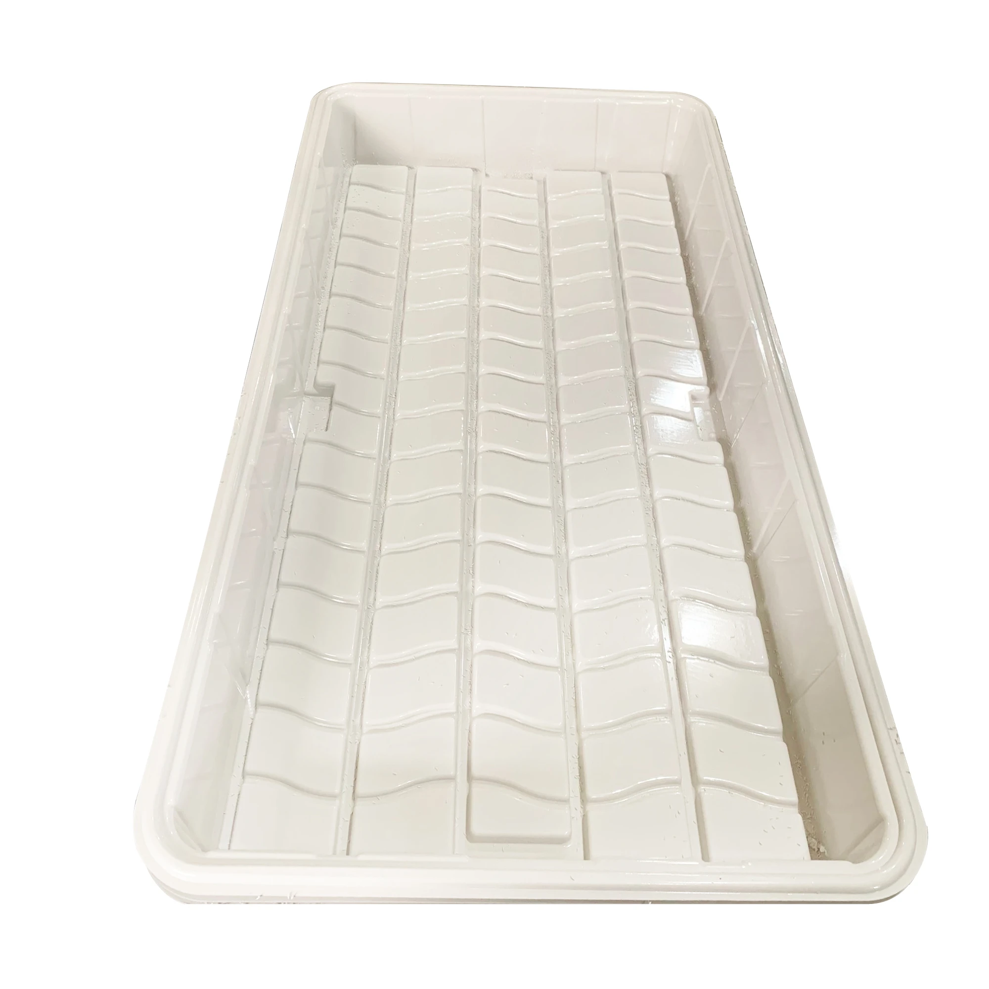 
White 4x4 4x8 3x6 4x6ft ABS Plastic Hydroponic Fodder Flood Grow Trays 
