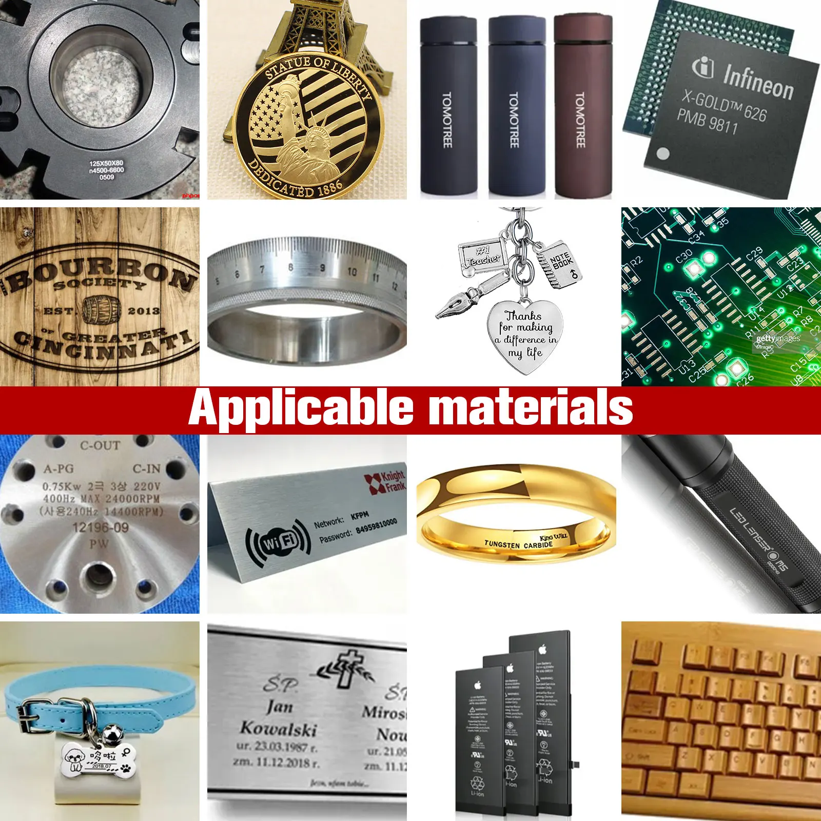 Fiber engraving laser machine for all materials 3d 2.5d embossing laser subsurface engraving printer for metal, granite stone