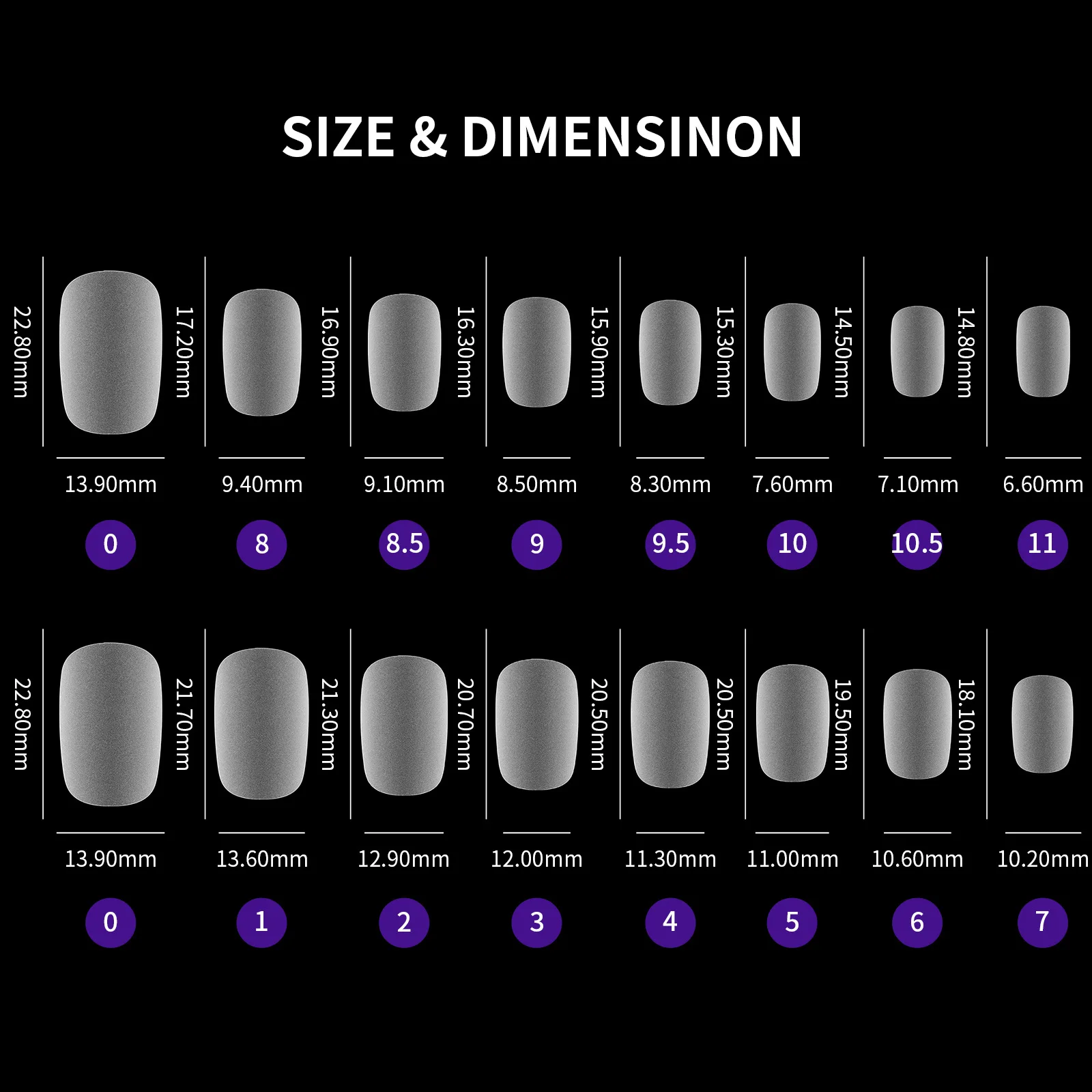 Soft Gel Nail Extension Tips Transparent Nail Tip Box Packaging