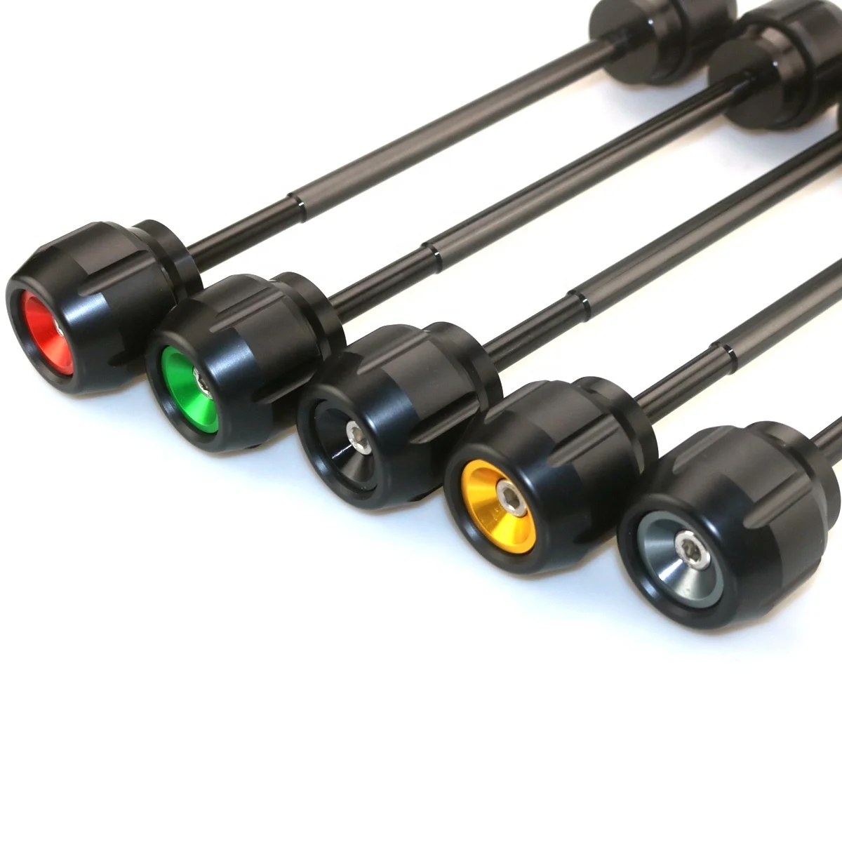 Motorcycle Front CNC Wheel Axis Fork Crash Protection Slider Stand Screw For KAWASAKI Z900 2017 2018 2019