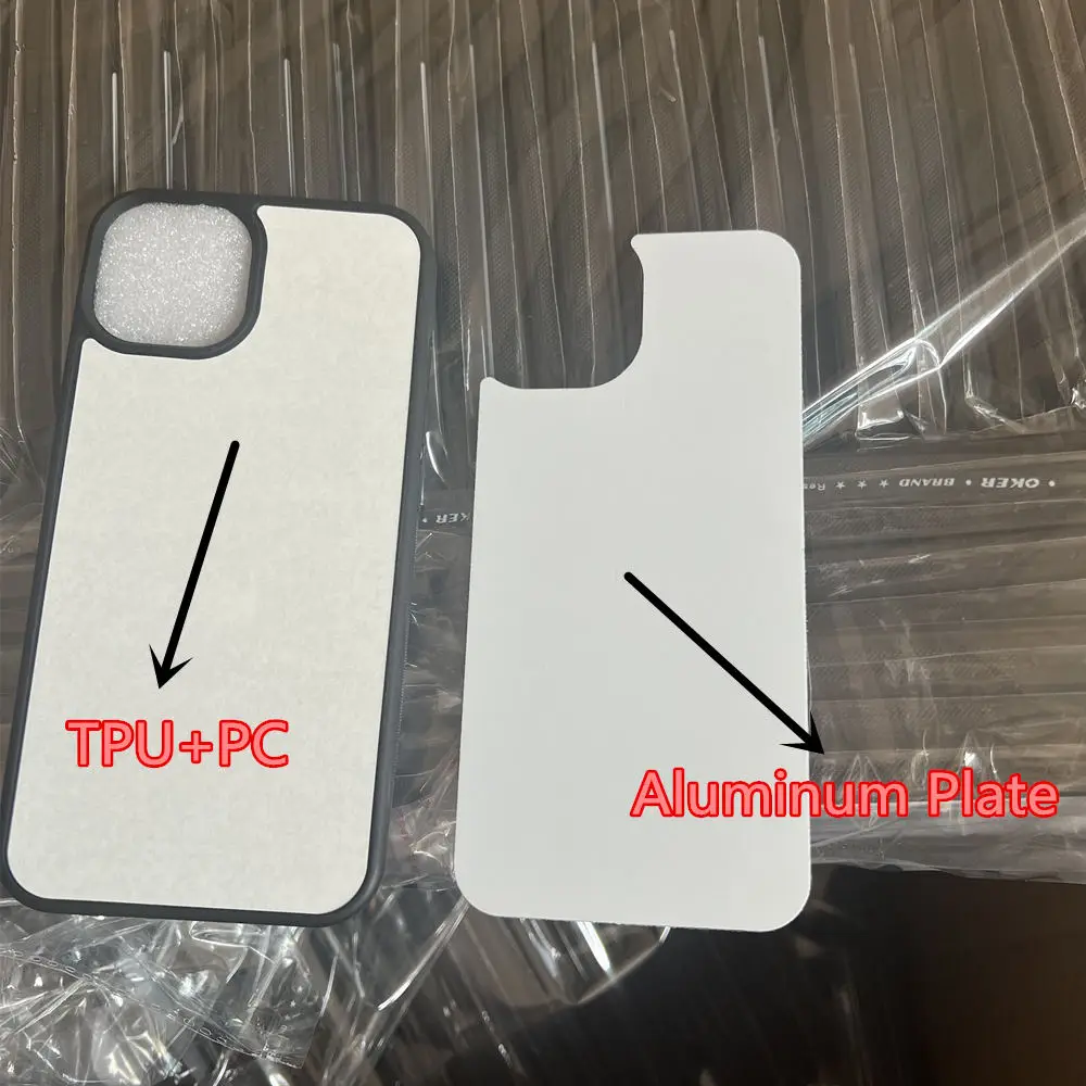 Wholesale 2D Tpu Pc Sublimation Mobile Blank Phone Case Blanks Cover Sublimation Phone Cases For Iphone 11 12 13 14 Pro Max