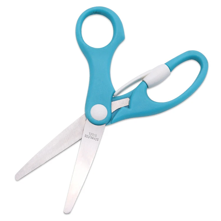 WELLFLYER best selling item Plastic Soft Grip Handle High Quality Stainless Steel School Office Student Scissor