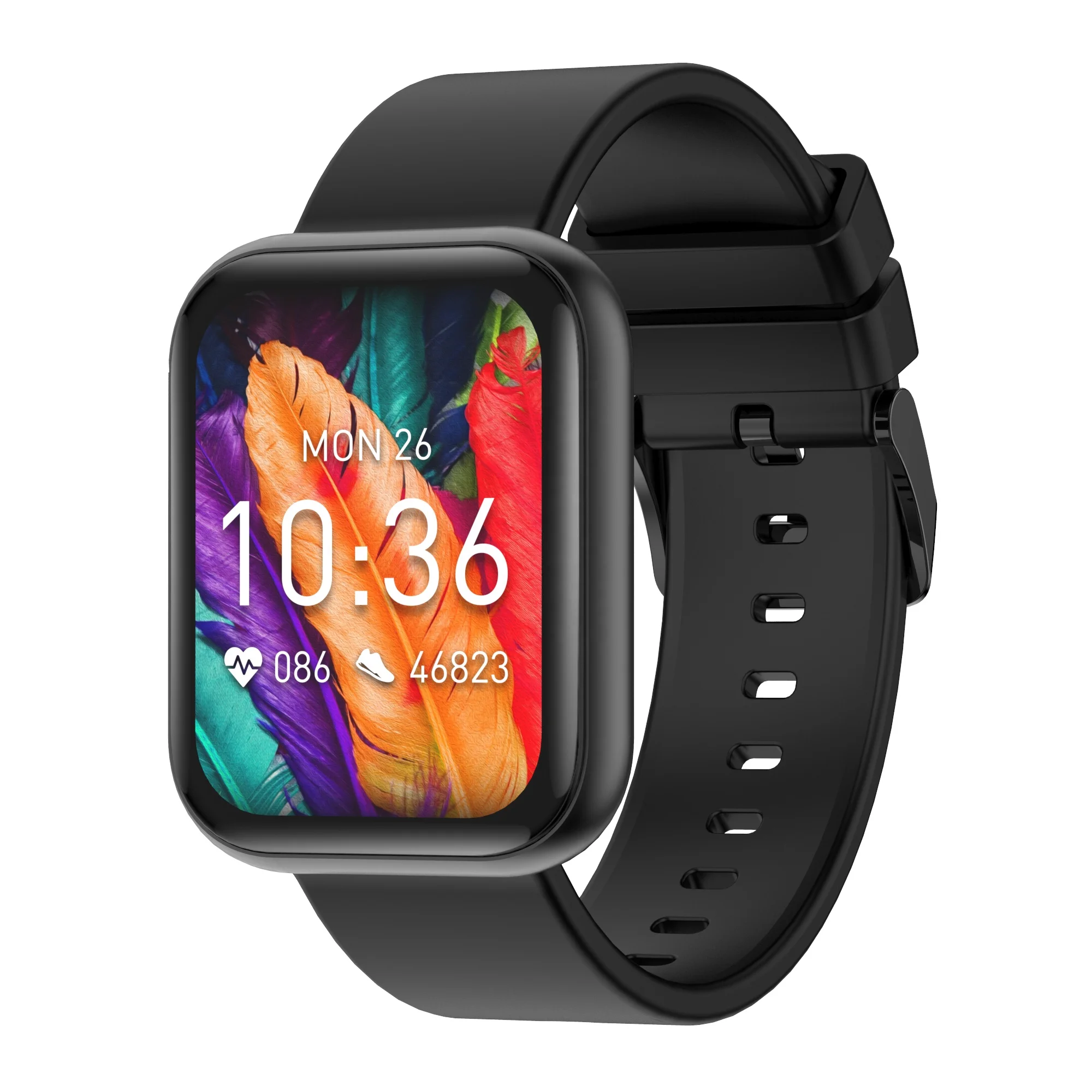 2022 Reloj Smartwatch Custom Dial Smart Watch P85 Body Temperature Blood Oxygen Full Touch Screen Tracker