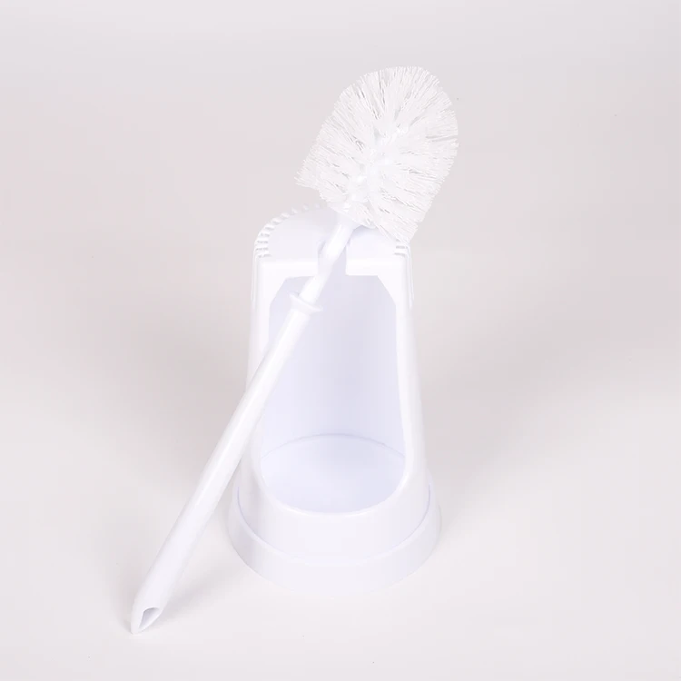 Top Sale Bathroom Accessories Round Toilet Floor Brush Plastic Home Cleaning Brushes With Handle