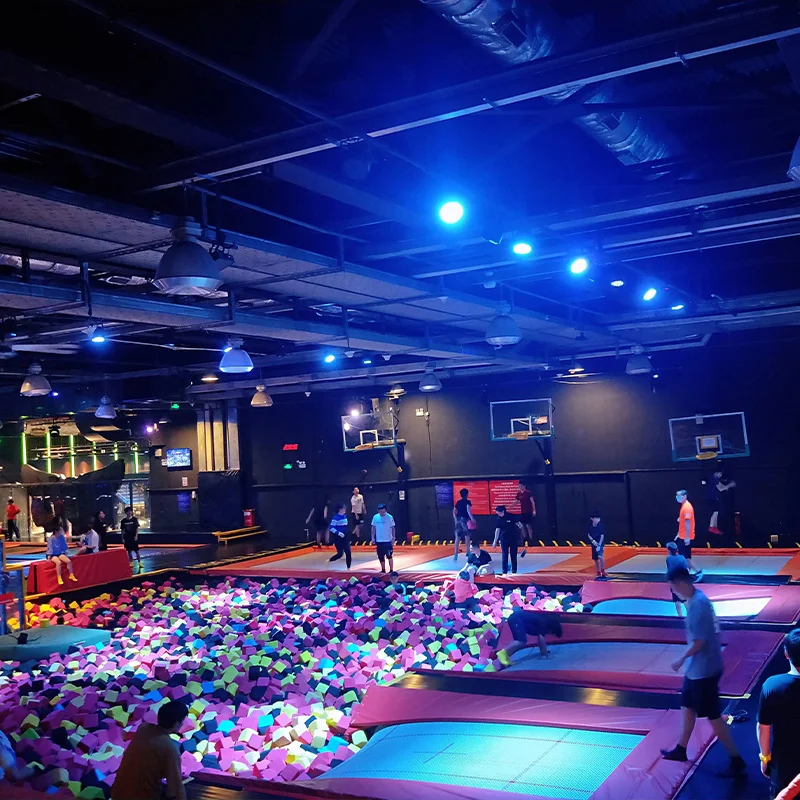 Indoor large parent-child interactive trampoline park customizable amusement park equipment manufacturer