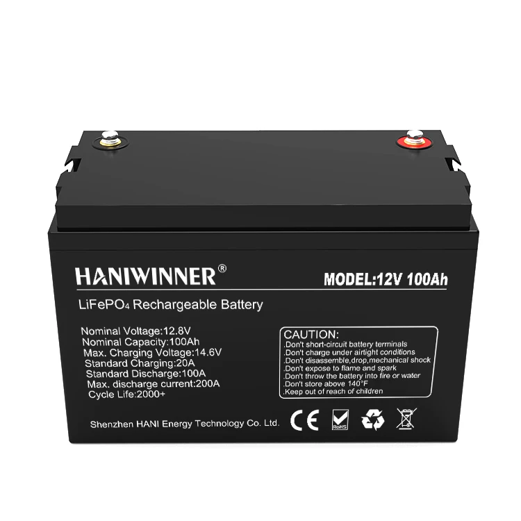 EU Stock Power Box Camping Lifepo4 Battery 12V 200 Amp Lithium Iron Phosphate Battery Lithium ion Batteries Pack