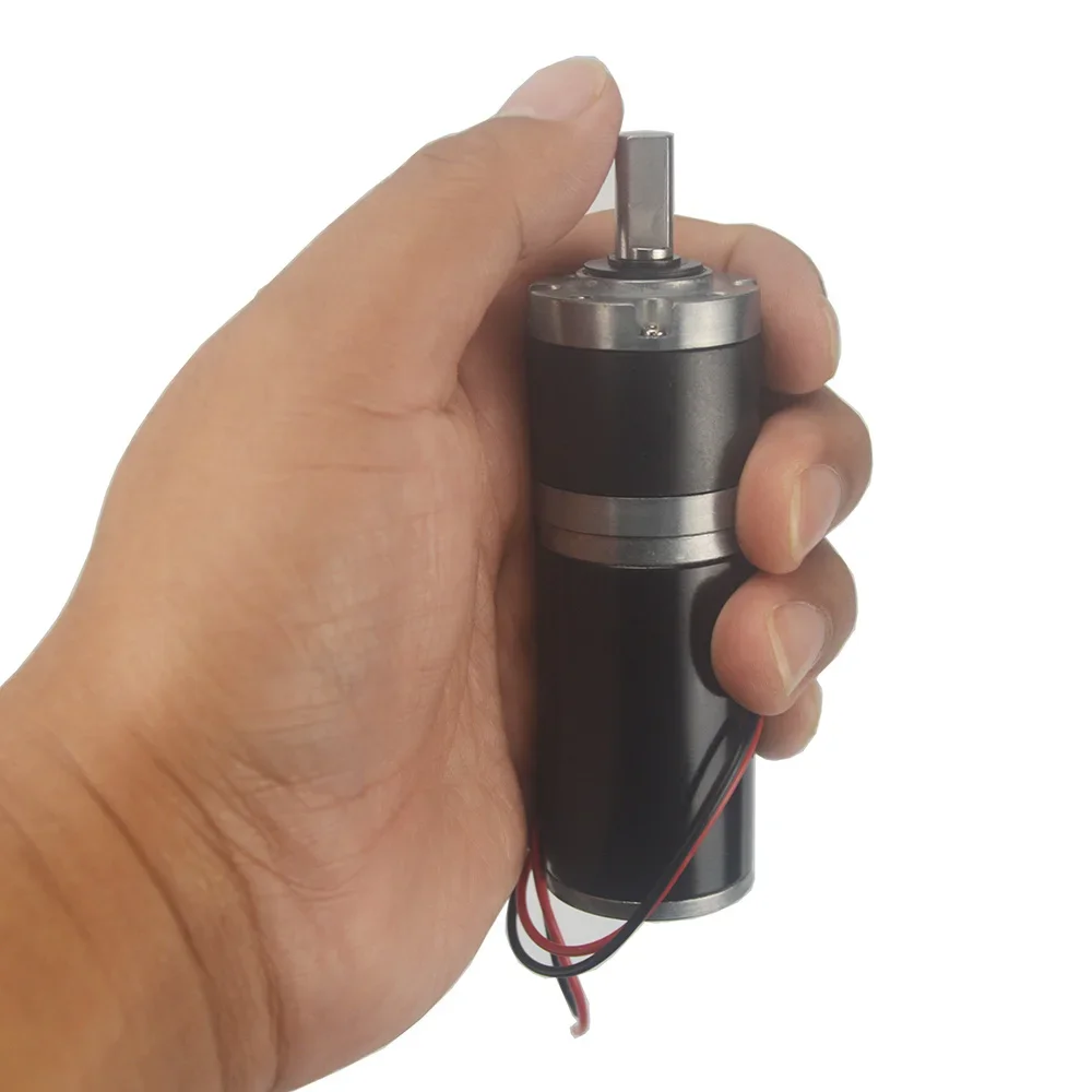 Custom High Torque Long Life Low Noise Metal Steel Pipe Planet Reducer 32mm Diameter DC 12V 24V Micro Planetary Gear Motor