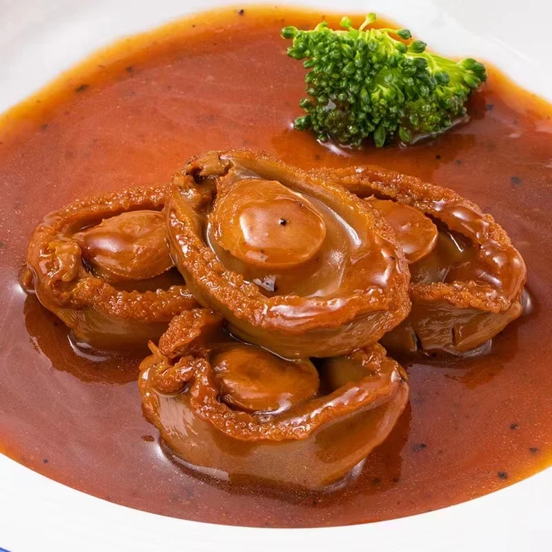 Canned abalone in abalone sauce
