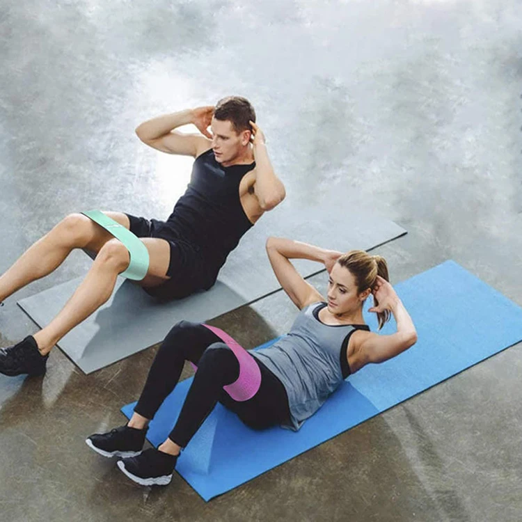 Custom Logo Yoga Pull Ups Stretching Gym Exercise Fitness  Booty Rubber Private Label Resistance Hip Circle Bands