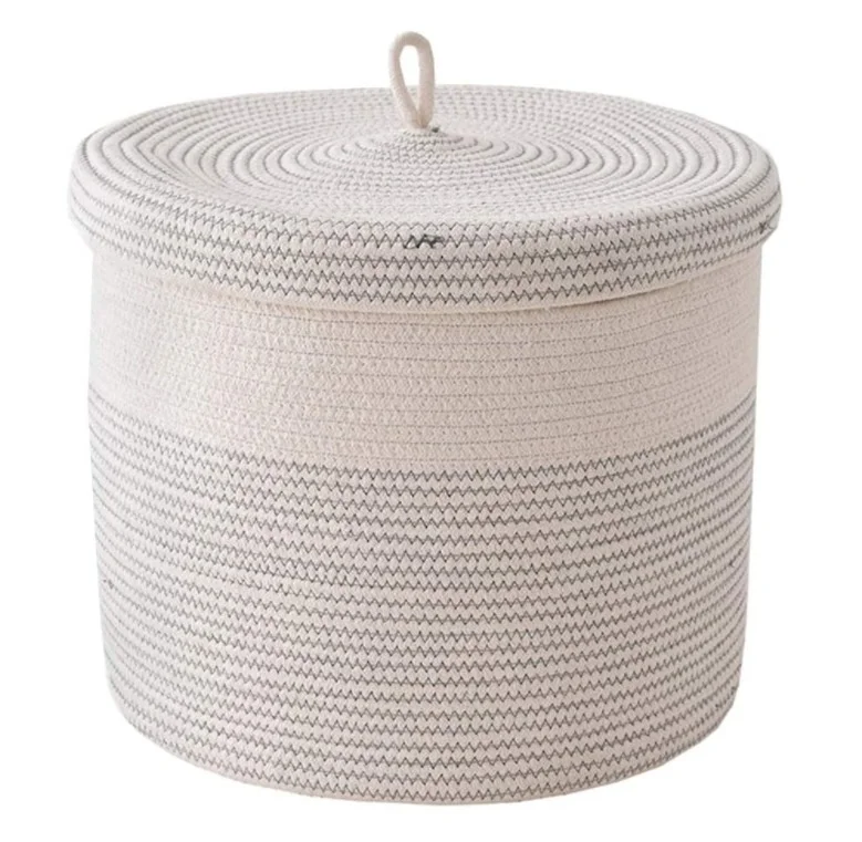 laundry storage hamper basket rattan furniture decoration Bamboo basket Handmade Straw woven basket for store clothes