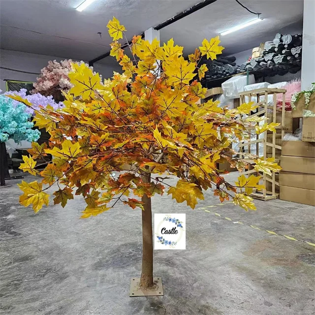 F-C0336 Pink tree purple artificial tree purple cherry blossom artificial red flowers tree