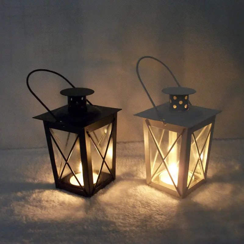 Newest Design Vintage Wedding Favors Portable Mini White Minimal Works Lanterns Decorative
