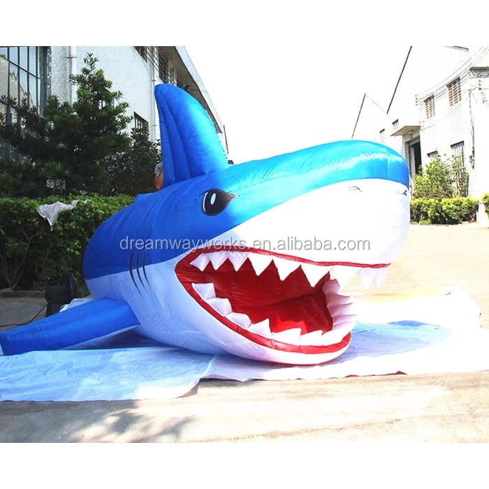2023 Hot sale giant inflatable shark, shark inflatable for advertising