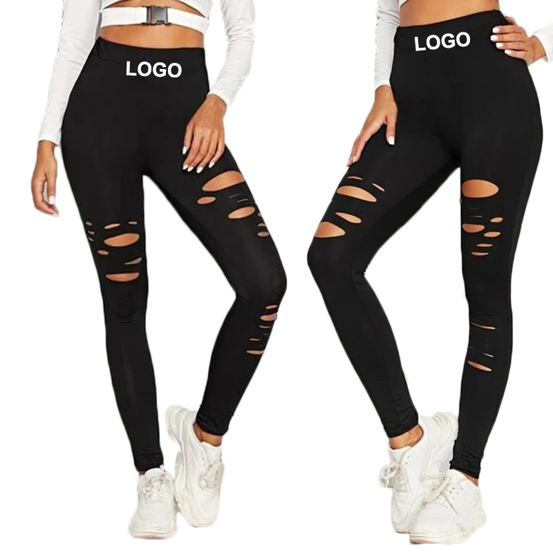 European Hot Sale Fitness Training Leggings for Girls High Waist Elastic Scrunch Butt Tight Leggings