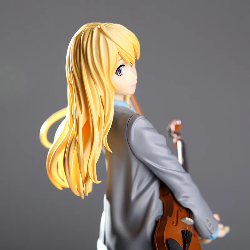 
20cm Your Lie in April Action Figure Kaori Miyazono Cartoon Doll PVC Anime Girl Figurine 