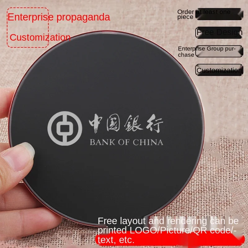  New wireless charger Qi mobile phone super fast charging aluminum alloy 10W suitable for Apple Wireless