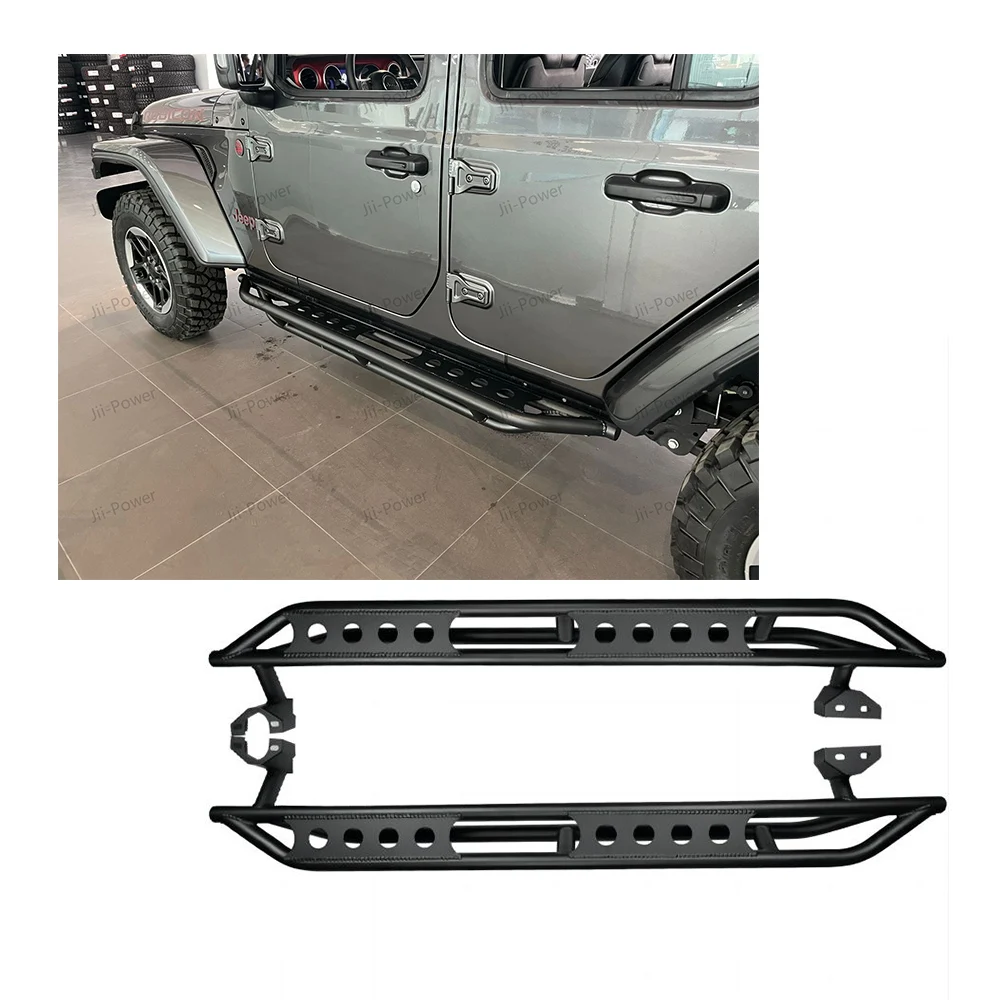 JP-RB016-4D ODM OEM 07-18 Fit Wrangler JK 4 Drs Blk боковые ступени беговые доски Nerf Bars