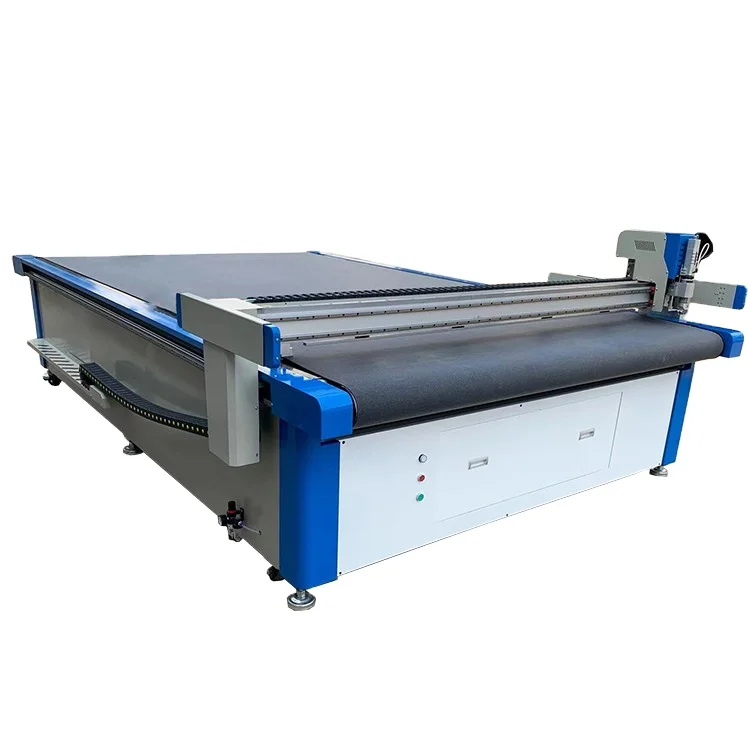 Cnc Automatic Pvc Coil Mat Leather Rubber Car Mat Carpet Yoga Mat Vibrating Knife Cutting Machine