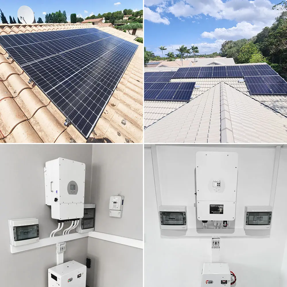 Home Battery Systems 48V 51.2V 3KW 5KW 10KW Lifepo4 Solar Panel Complete Kit Solar Battery Solar Generator Solar Energy System