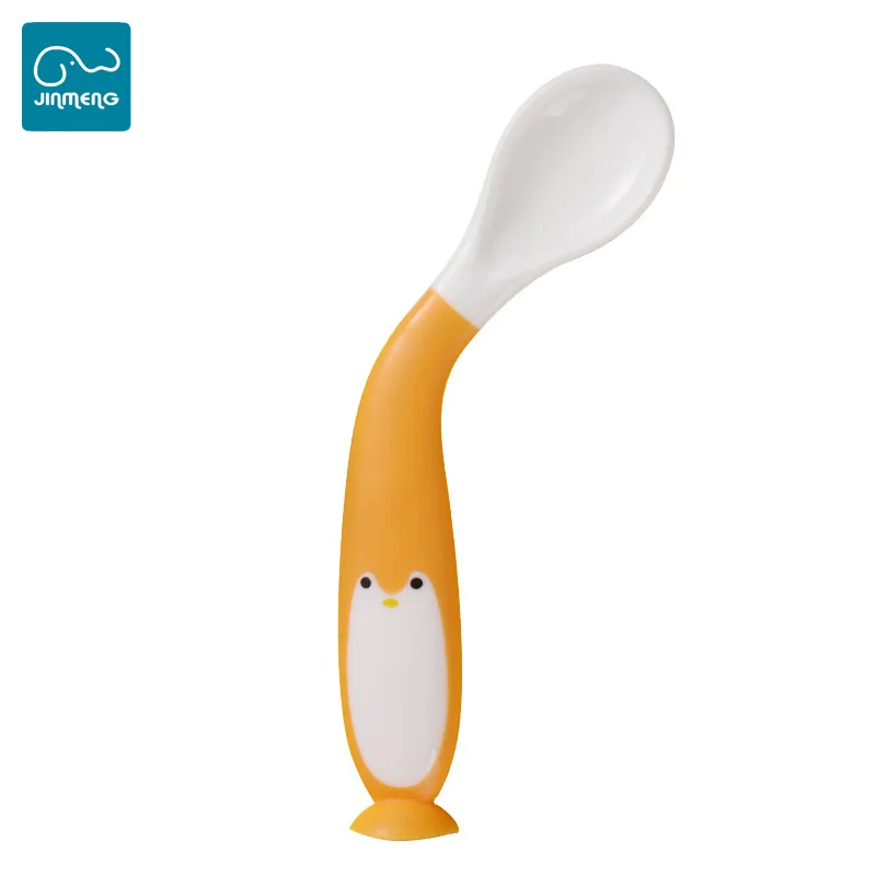 
Portable baby food tableware Learn to eat spoon bendable spoon 0-3 years old 