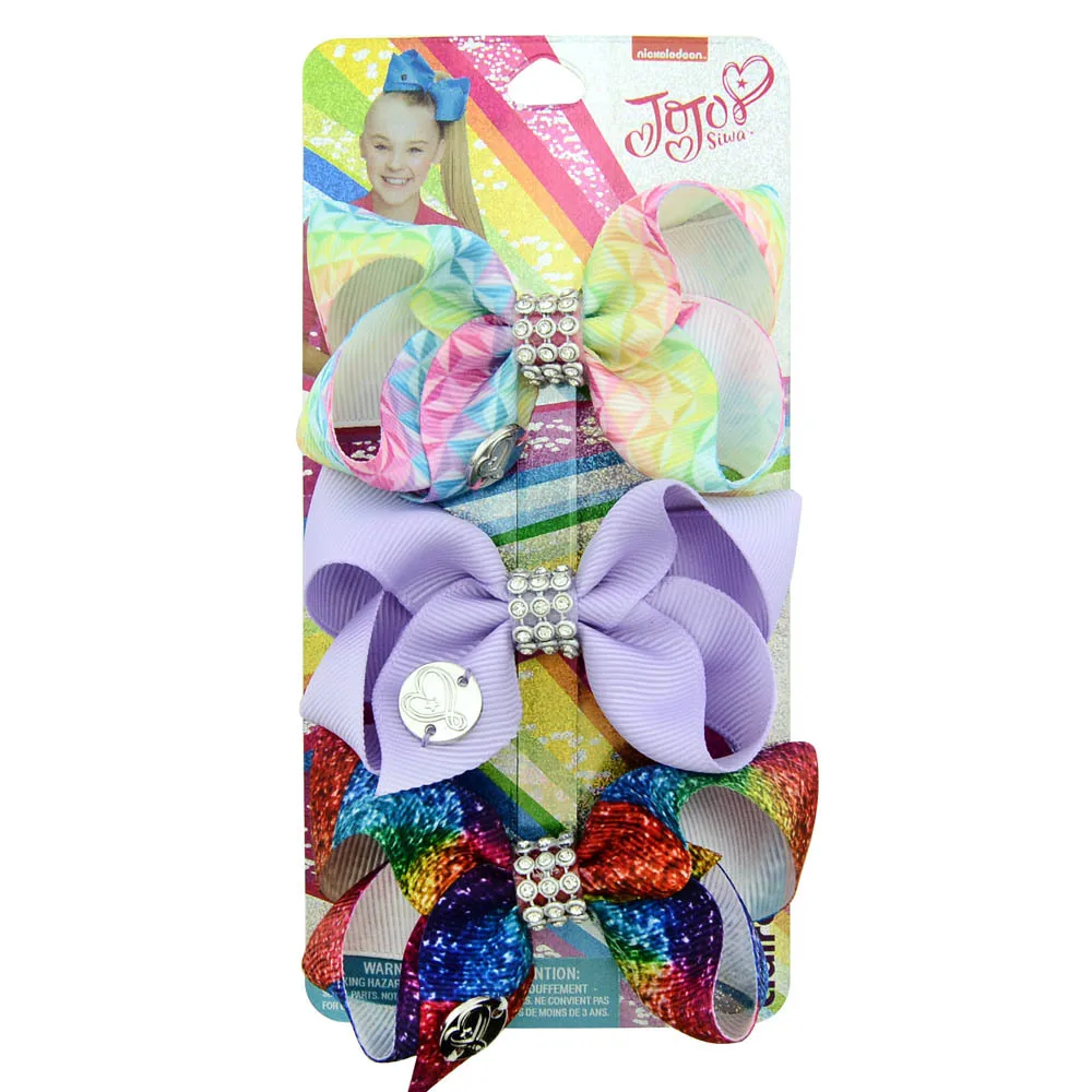 
Fancy Color Girls hair accessories Clips Ribbon Hair Bows Hairpins for student Gradient Rainbow Tie Dye Hair Clips 