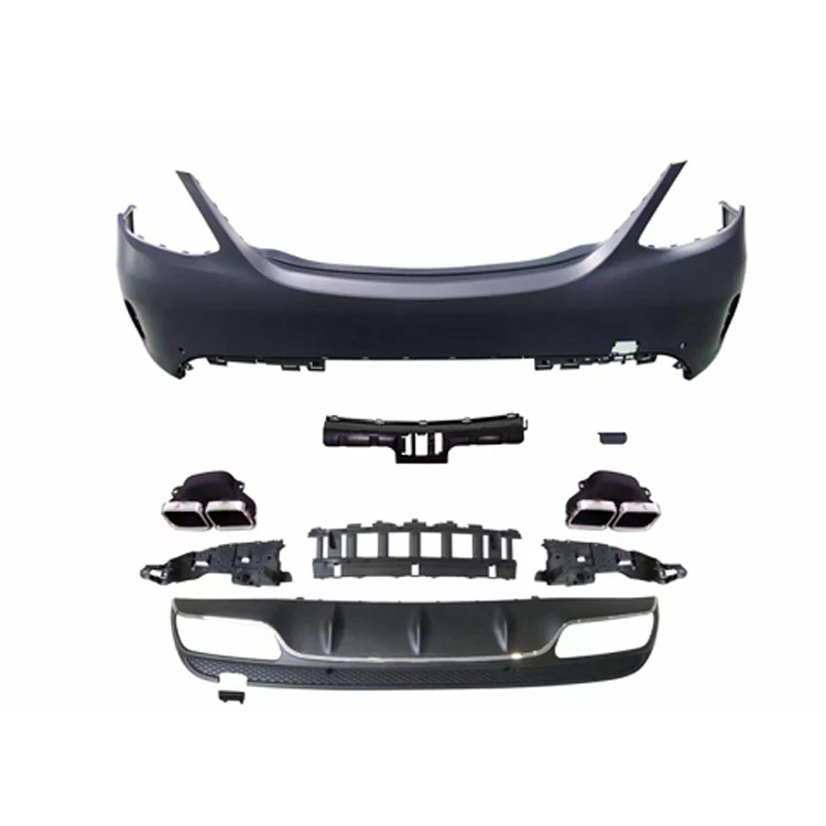 w205 15-18 upgraded to C63 front rear bumper fender cover wide body kit for Mercedes-benz C class car