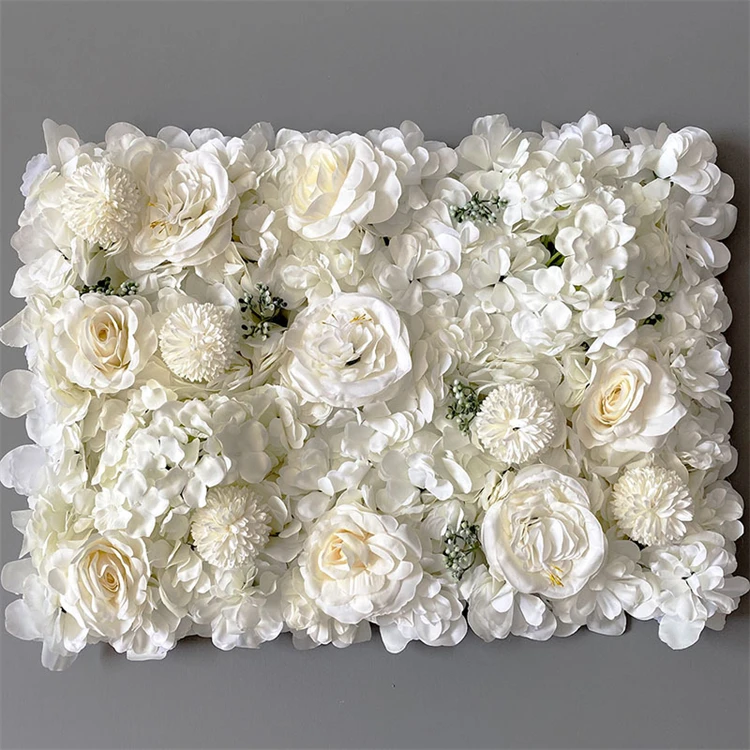 Microprocessor Artificial Flower Wall Wedding Activities Decorative Photography Props Shopping Mall Hydrangea Rose Plant Wall