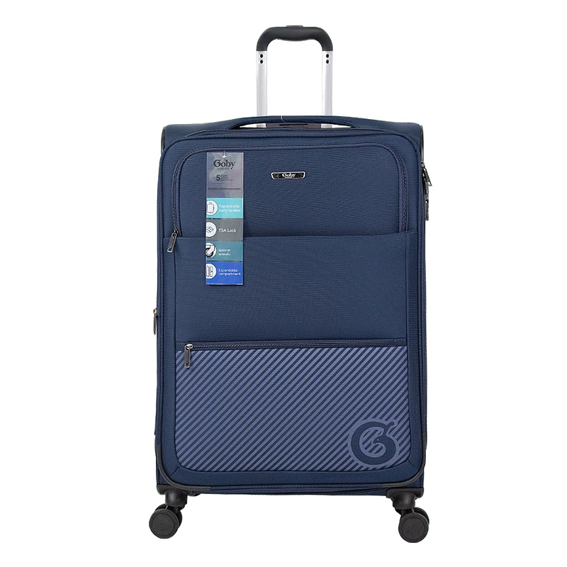 Goby London Fashionable luggage Oxford Fabric Pull Rod Universal Wheel Trolley Soft luggage