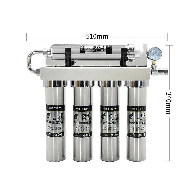 Китай (материк) 2022 Лидер продаж 5-ти ступенчатый 500gpd 600gpd под раковиной система обратного осмоса с высоким качеством мембранный фильтр