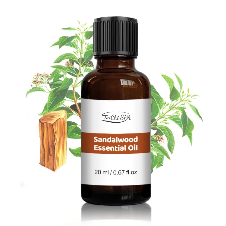 
2021 Popular 20ml Sandalwood Organic Essential Oil Premium Top Natural Pure Therapeutic Grade Body Massage Oils For Spa 