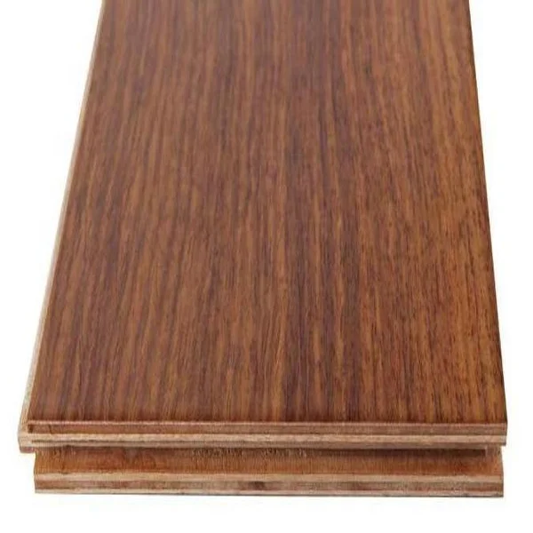 Класс матовый светло-коричневый цвет африканский Padauk проектированный деревянный пол