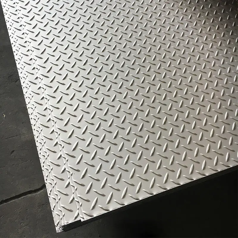 High-quality ASTM ANSI SUS 201 304 316 Checkered Non-slip Stainless Steel Kitchen Floor