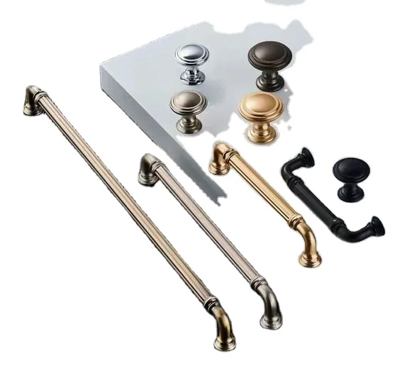 2023 Akada European Style Handles&Knobs Cabinet Handles Drwaer Knobs For Furniture Bedroom Cupboard Pulls