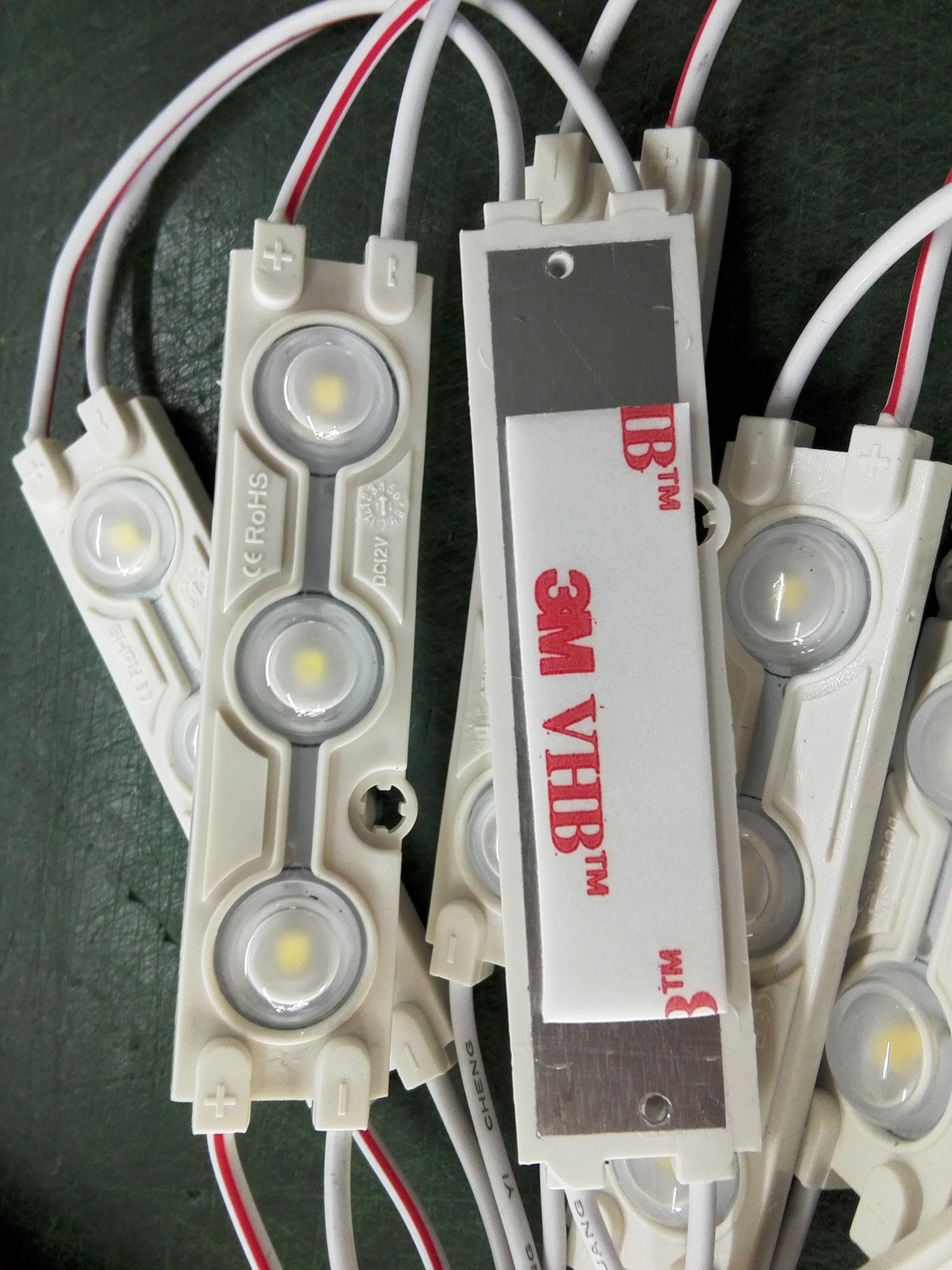 
sign board led light waterproof led module smd 5050 UL approved 12V 0.72W 66lm 3 chips 5050 led smd module 