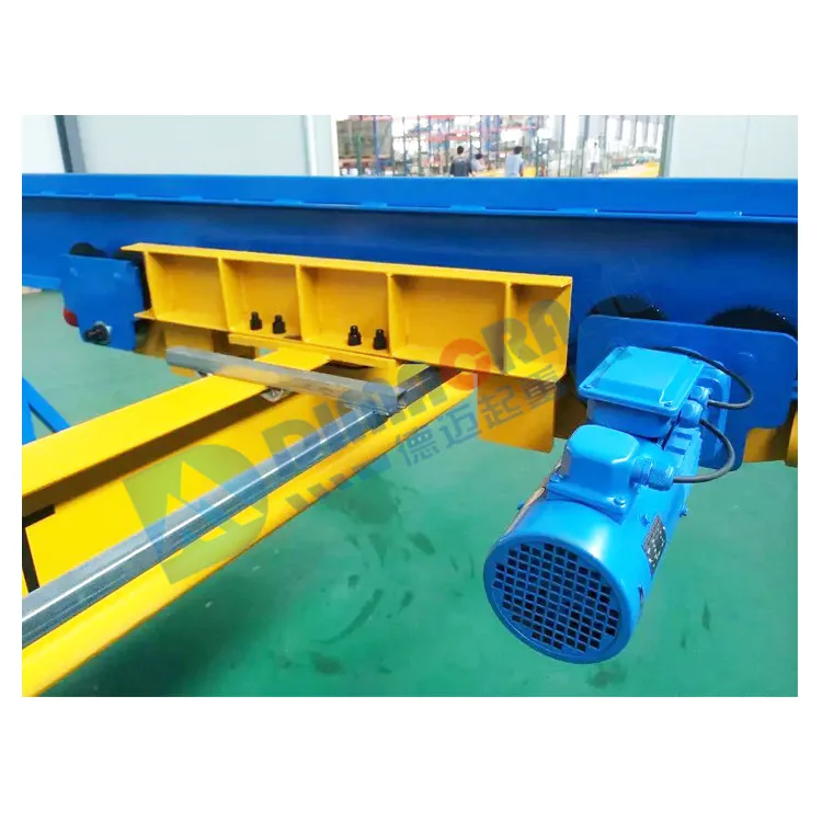 2  3.2T 5 ton Europe suspension underslung single girder beam bridge EOT overhead crane with low Headroom type design price