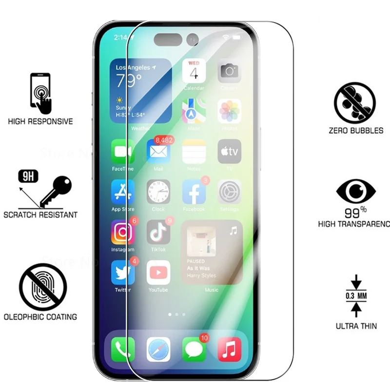 SUF-I1 High Quality Tempered Glass Case Phone 14 Pro Max Screen Protect Film I Phone 14 ProMax Film