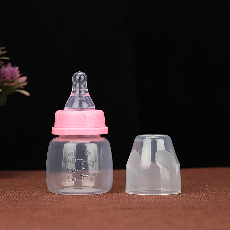 60ml Baby Portable Food Grade Feeding Nursing Bottle BPA Free Newborn Plastic pp Baby Bottle