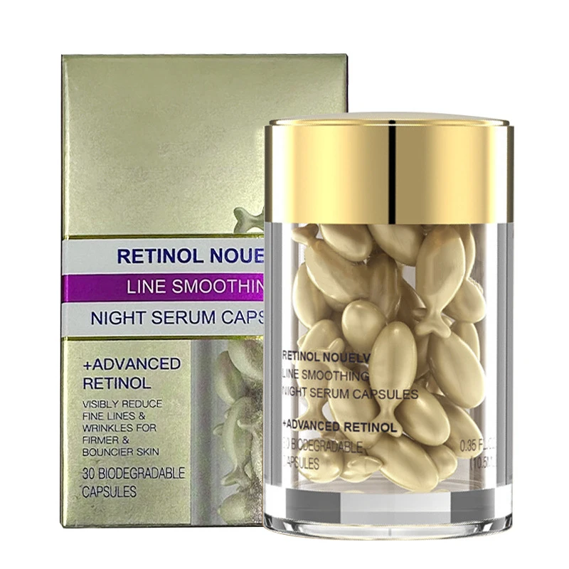 Beauty Skin Care Cosmetic Firming Brightening Retinol Serum Capsule Face Care Anti-Aging Face Serum