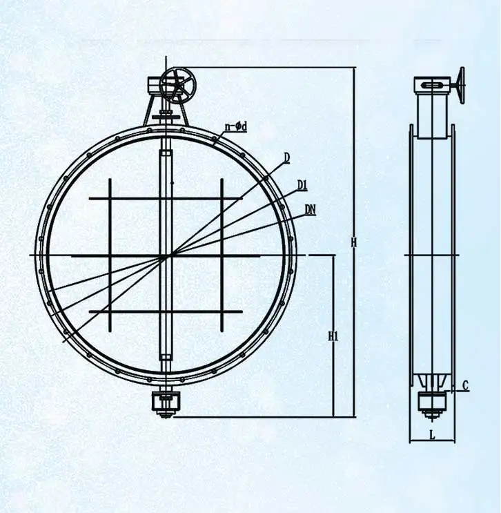 Low leakage (0.6%) Switching butterfly Circular ventilated valve