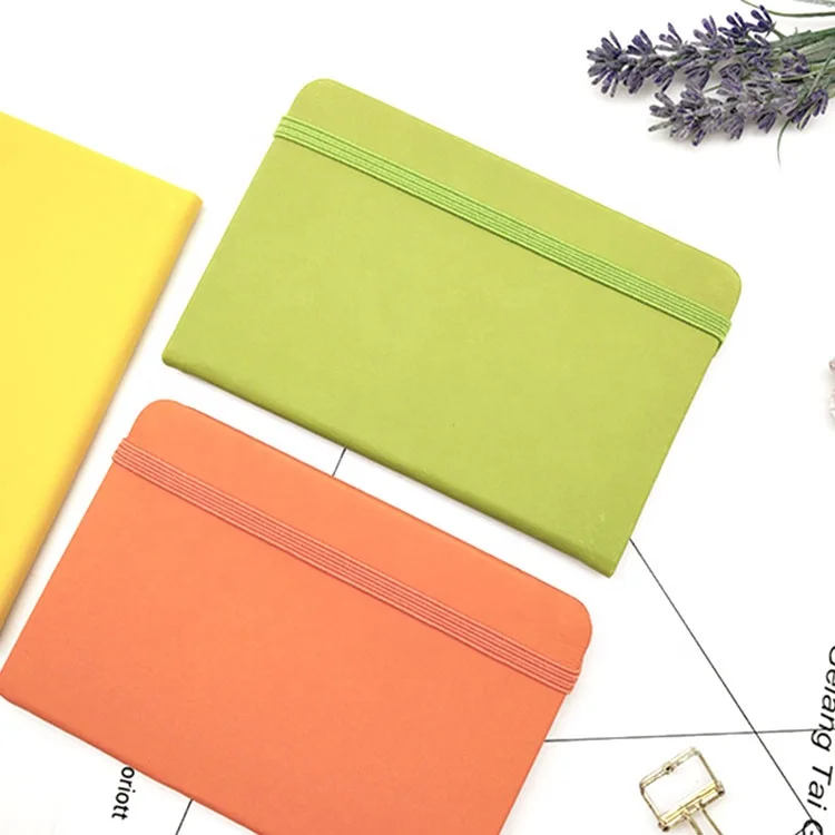 custom printed mini a6 a7 cute leather cover hardcover pocket manufacturer notebook with logo