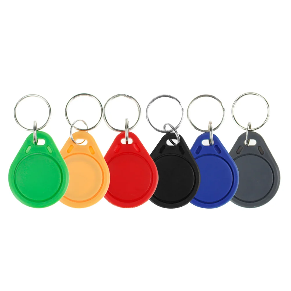 Writable temic 125KHz T5577 RFID Keyfobs Keychain card
